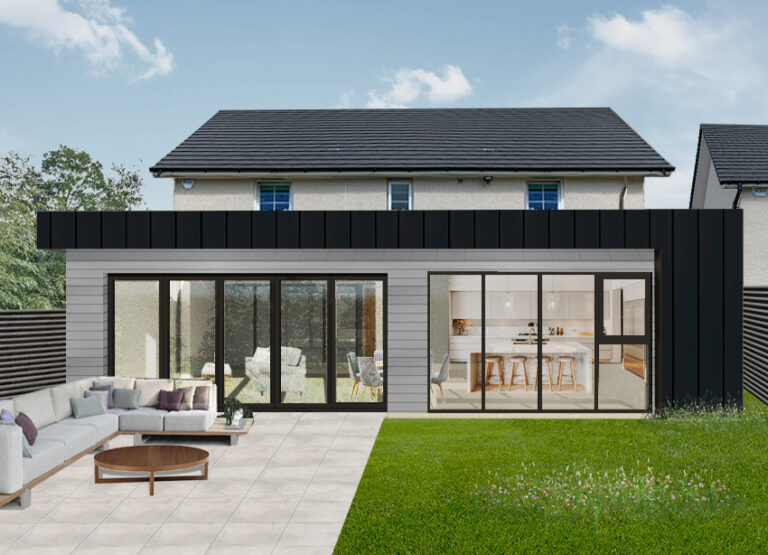 modern house extension